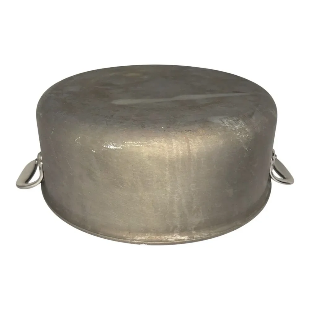 All Clad Stainless Steel Stock Pots Set of 2 - NO LIDS